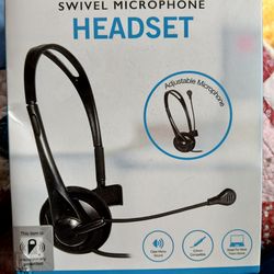 Four swivel microphone headset New 5.00 each