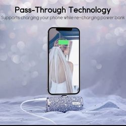 Glam Sparkle Power Bank 5000mAh-fashion Comp