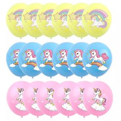 Unicorn 15pcs Latex Cute Balloons