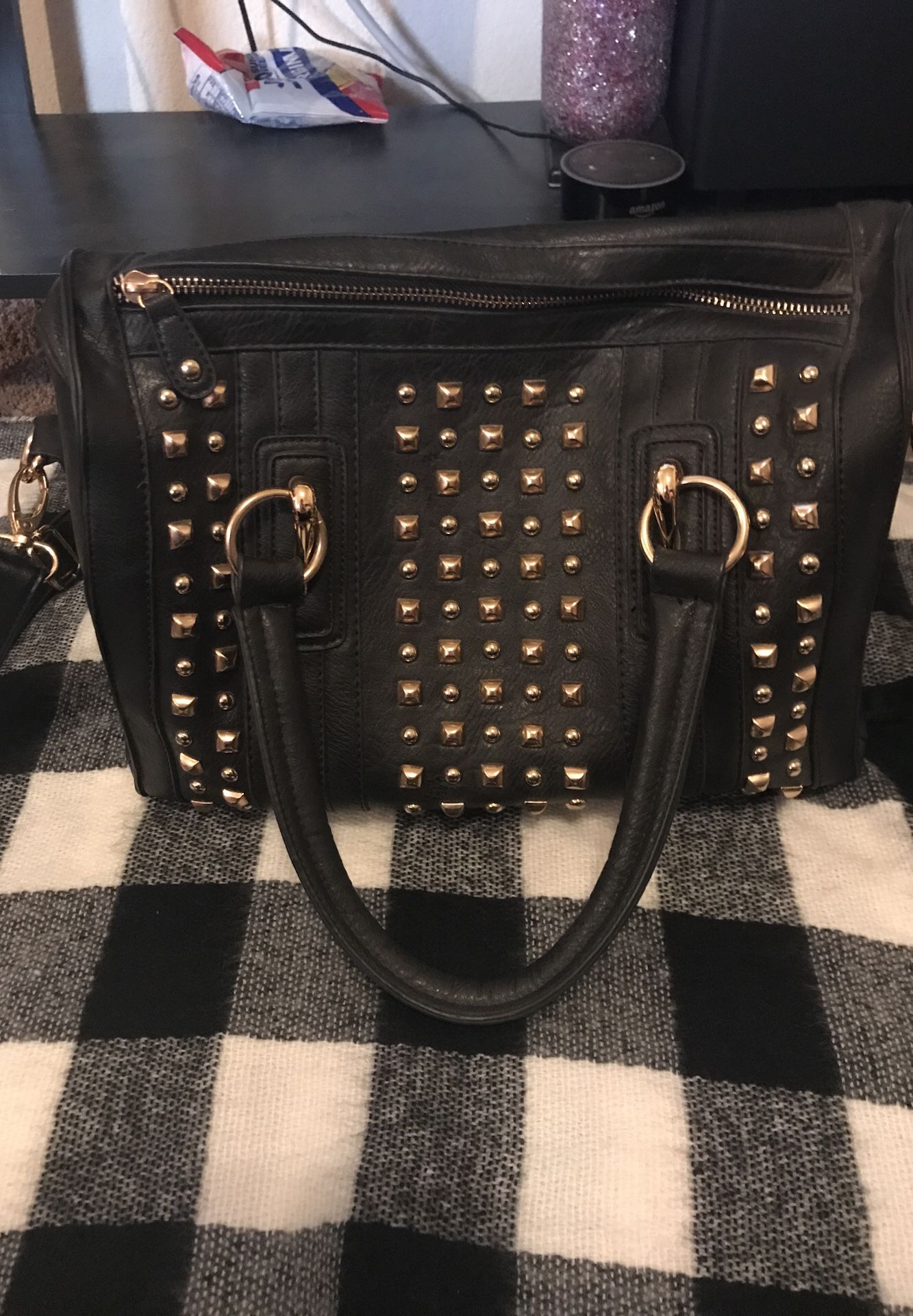 Wilson’s leather studded purse