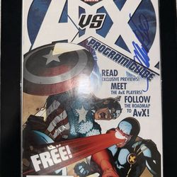 Avengers Vs X-Men program guide #1 marvel comics book Signed Frank Cho NM 2012