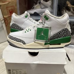 Women’s Air Jordan 3 Retro Lucky Green