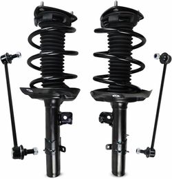 Front Complete Struts Assembly & Sway Bars for 2013-2017 Honda Accord 2.4L 2 Coil Spring Assembly+ 2 Sway Bar Links for 2013 2014 2015 2016 2017 Honda