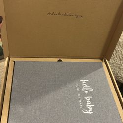 Peachly “Hello Baby” Memory Book – Scandi Style (New in Box) 