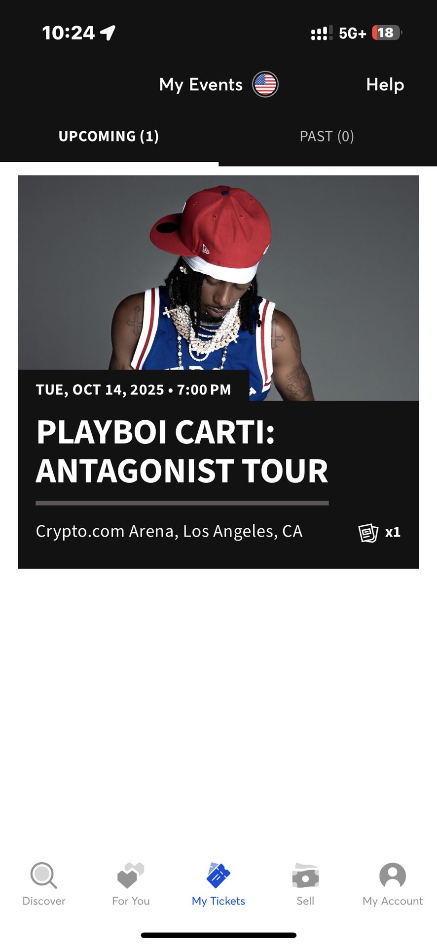 Playboi Carti antagonist tour tickets