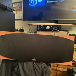 polk audio center channel speaker