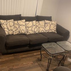 Couch, Love seat, & 2 tables