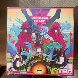 Dinosaur Island Board Game  Complete  
