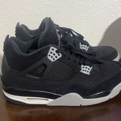 Jordan 4s Black Canvas - READ DESCRIPTION!!