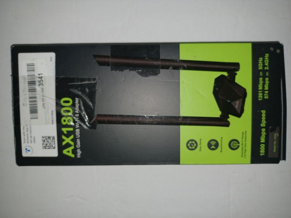 AX 1800 High Gain USB WIFI 6 Adapter