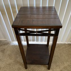 Wood Side Table 