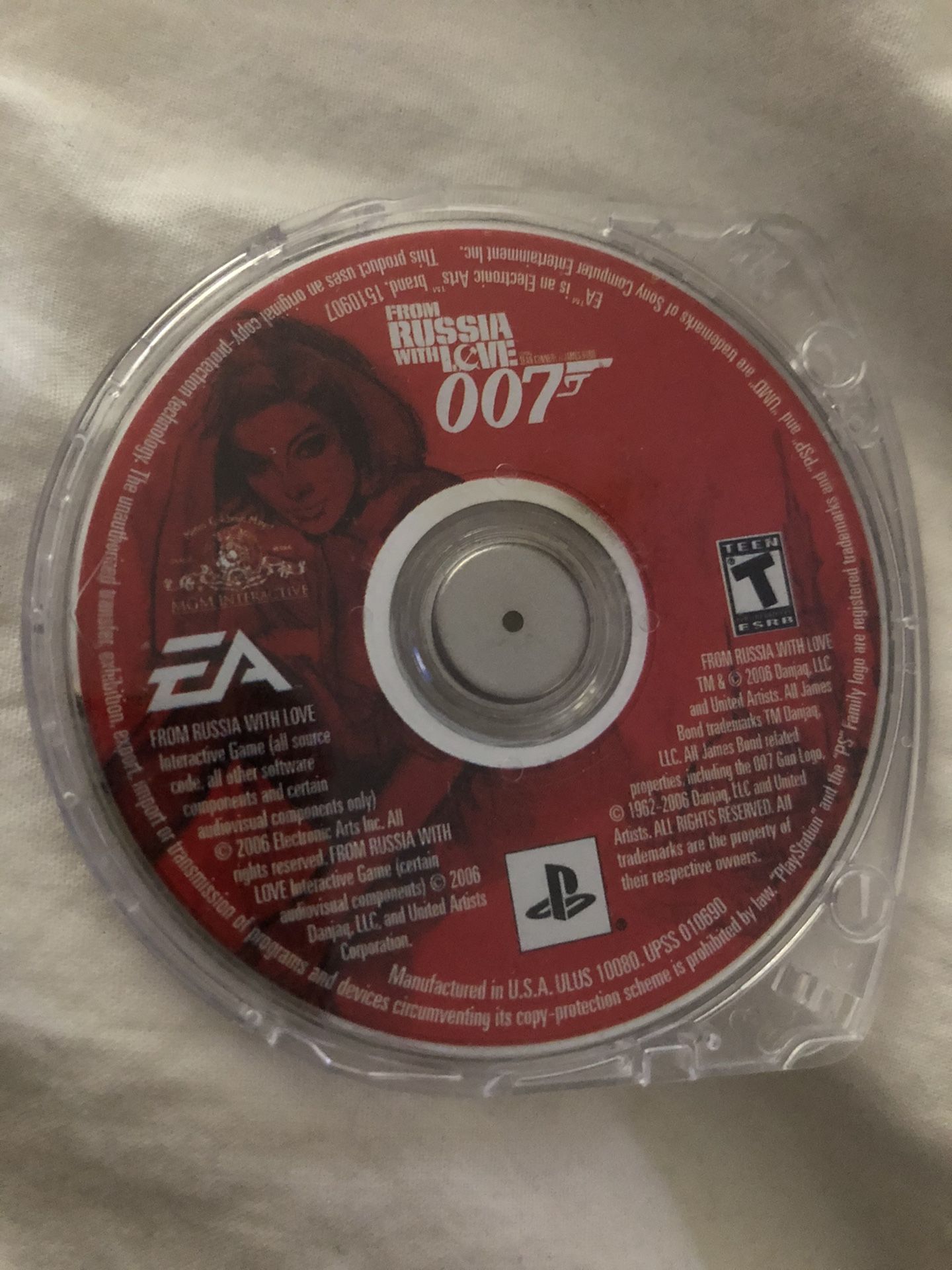 PSP 007 game From Russia with Love