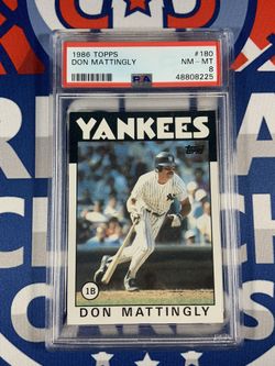 1986 Topps Don Mattingly PSA 8