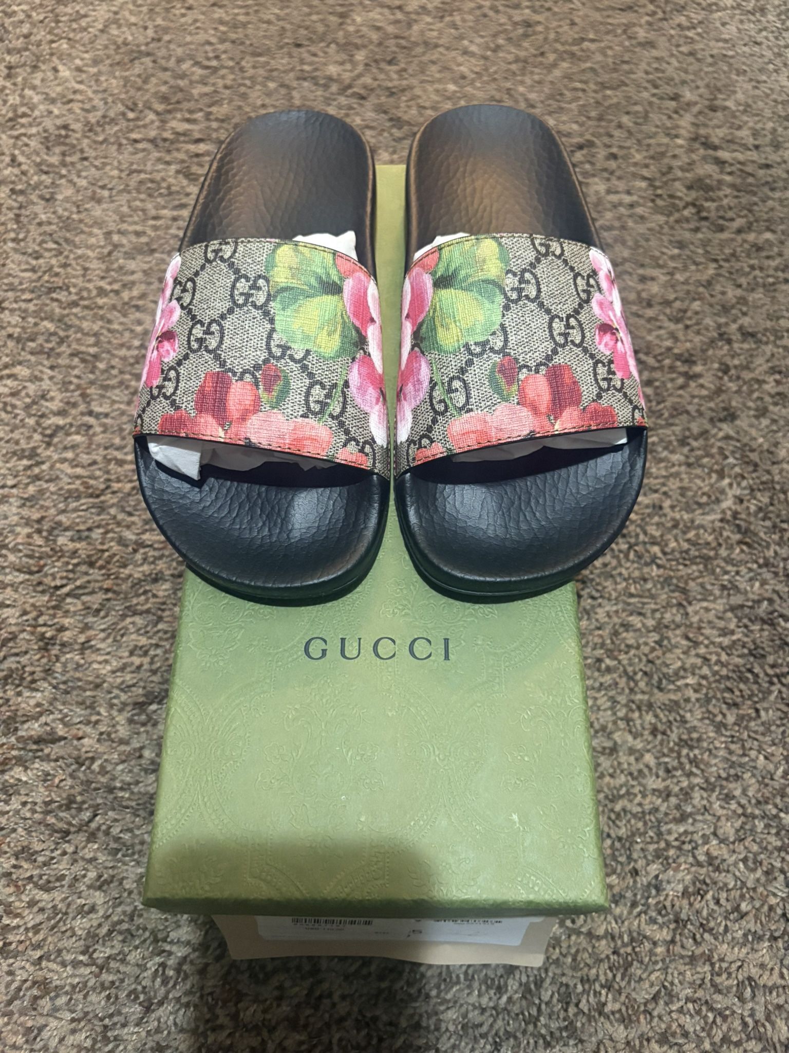 Gucci Floral Slides 