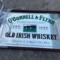 Antique Old Irish Sign For Man Cave Or Shop