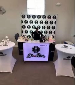 Mobile Bar with Bartending Equipment & Event Furniture