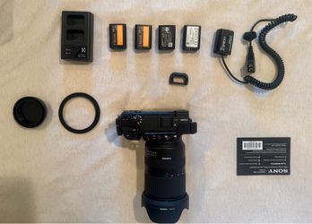 Sony A6400 & Tameron 17-70 F2.8 lens - barley used