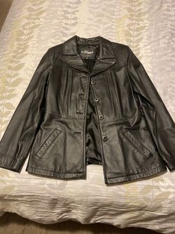 Leather jacket for woman size M