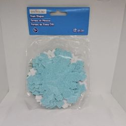 Creatology Foam Snowflake Shape - 1 Pack 12 Pcs- NEW