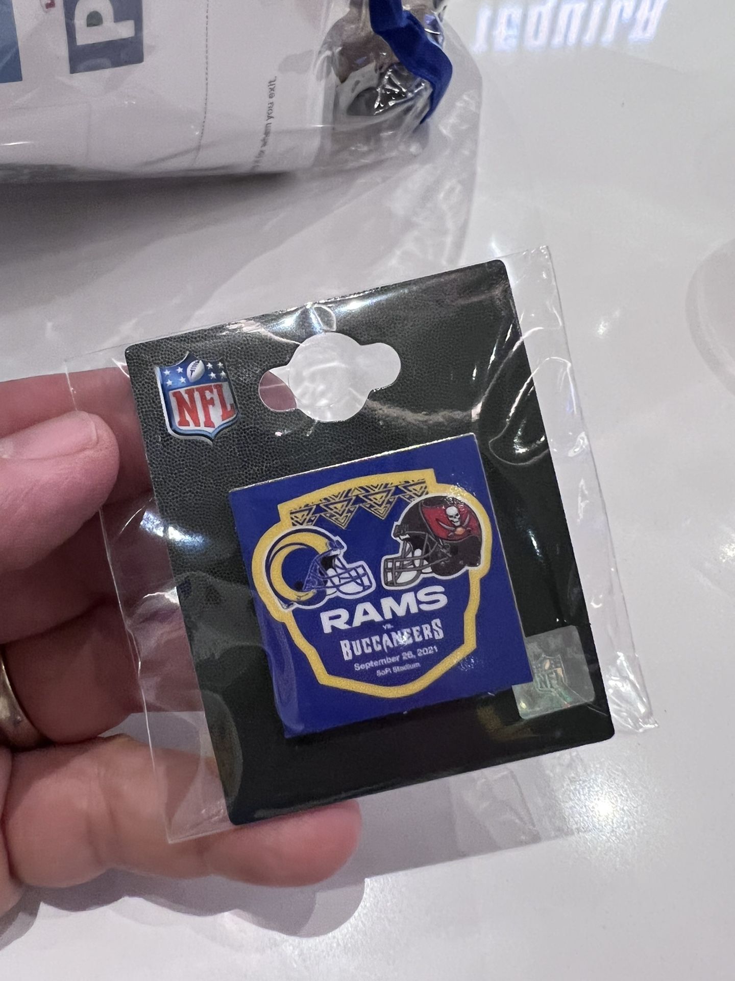 Rams Vs. Buccaneers Game Pin