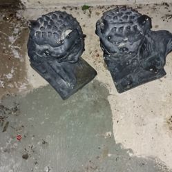 Gargoyle Yard Statues Rare And Old 