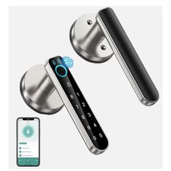Fingerprint Door Lock-biometric Door Lock，Smart Door knob,with passcode keypad keyless Entry Door Handle，for Bedroom Home Hotel Office Apartment