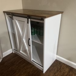 Farmhouse Coffee Bar Cabinet