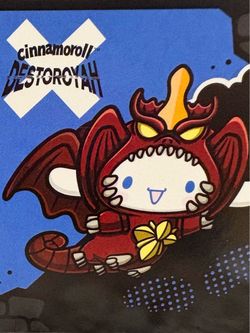 Cinnamoroll x Destoroyah Sanrio Collectible Card