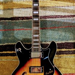 Hagstrom Semihollow Guitar VIK-TSB 