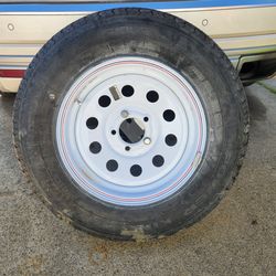 Trailer rim and tire 15in NEW