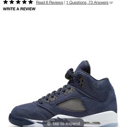 Jordan 5 retro size 1brand new