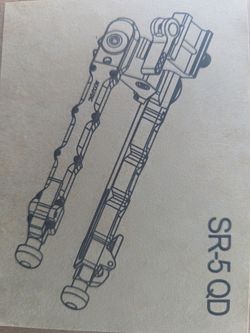 Accu-Tac SR-5 G2 Arca Spec QD Bipod, 9 Height Positions, Flat Black
6061 T6 Aircraft Grade Aluminum, (SRASQD-G205)
Product Im