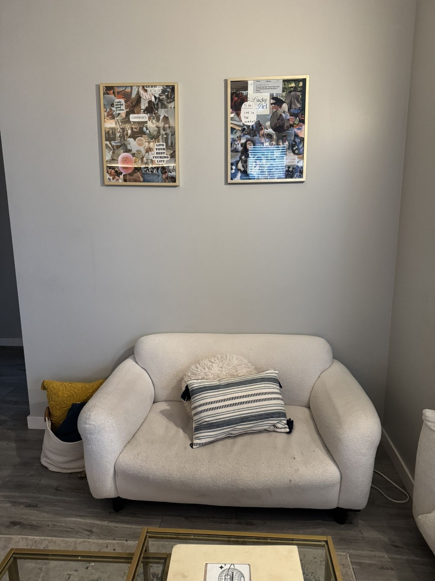 Small White Couch