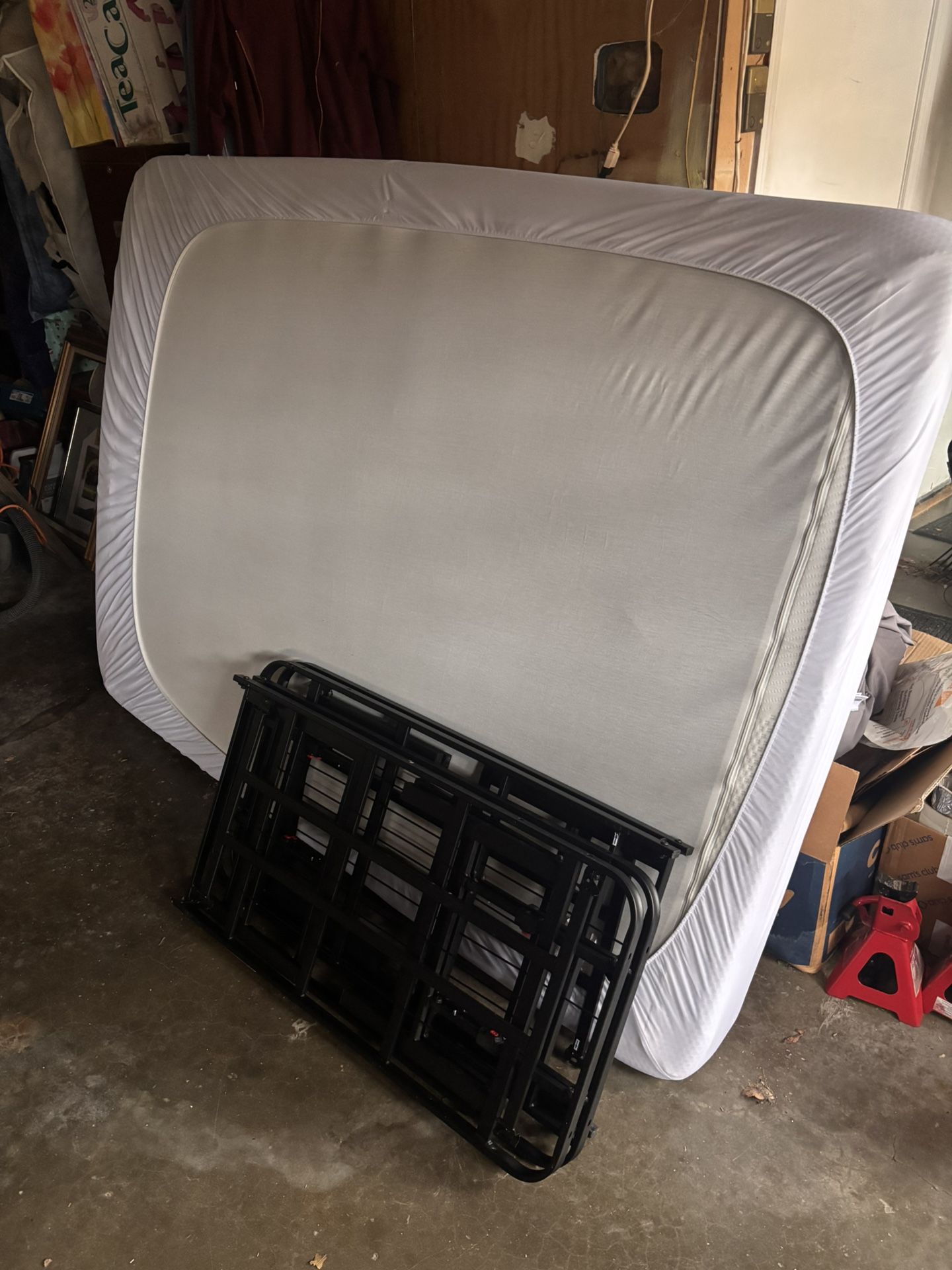 Full Size Mattress And Bedframe No Box spring Needed