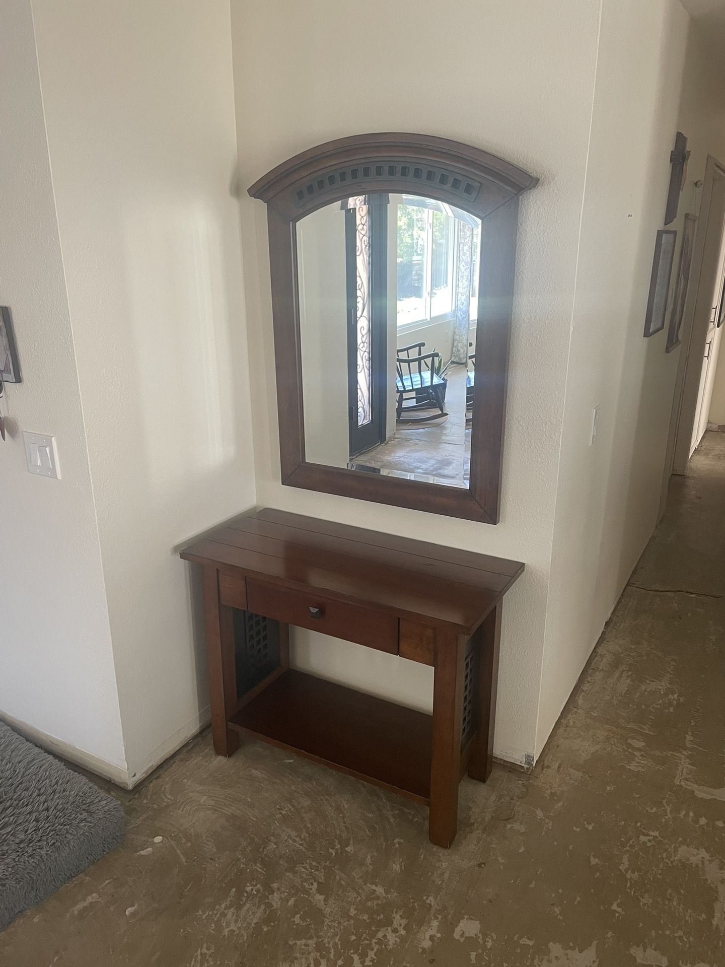 Table And Mirror