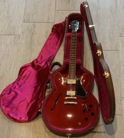 1992 Gibson ES-335 Dot Reissue Cherry Red USA Nashville Original Hard Case MINT