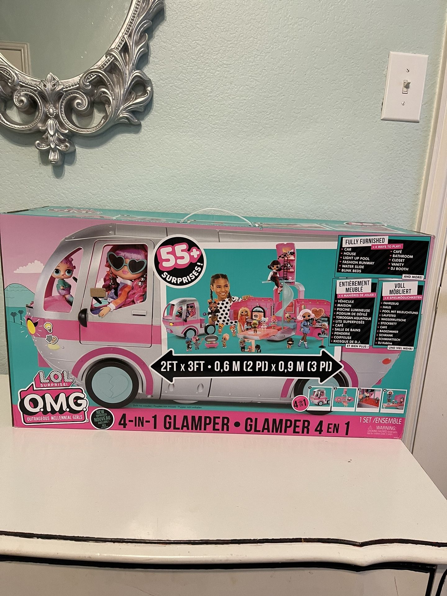 NEW Lol Doll Glamper 4 In 1 Set