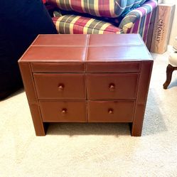 Brown Leather Chest 
