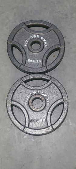 Fitness Gear Olympic Grip Plates-25lbs 
Cash or Zelle
