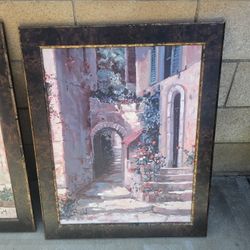  Mediterranean-style paintings,