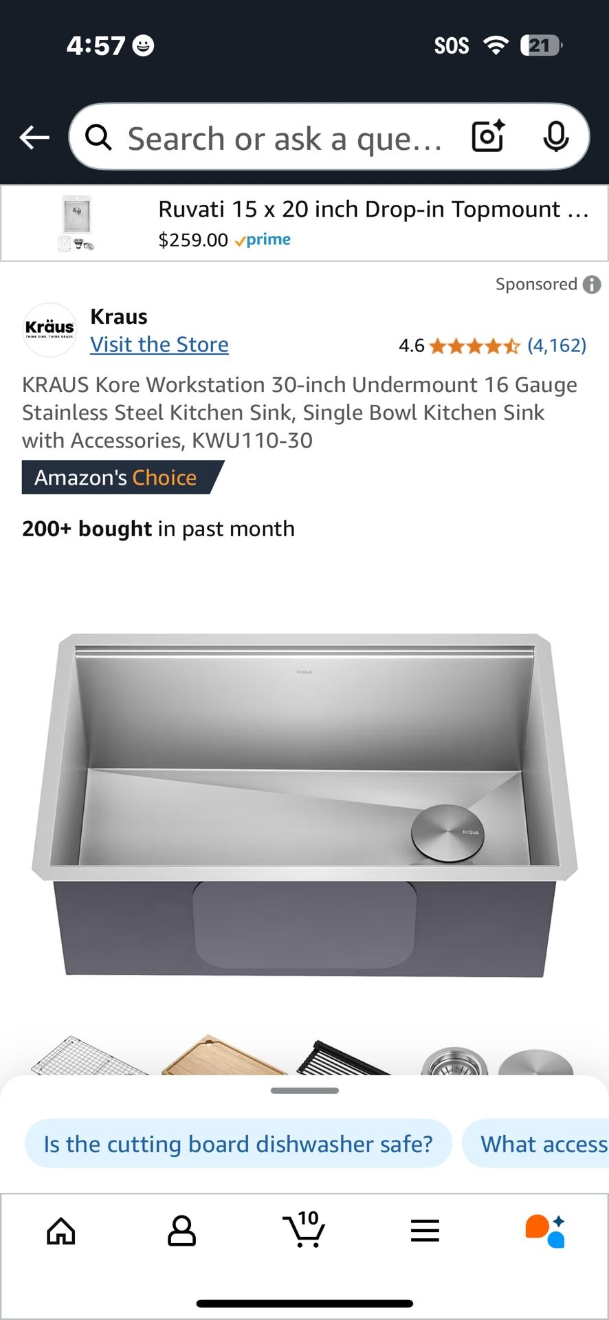 Krauss Sink