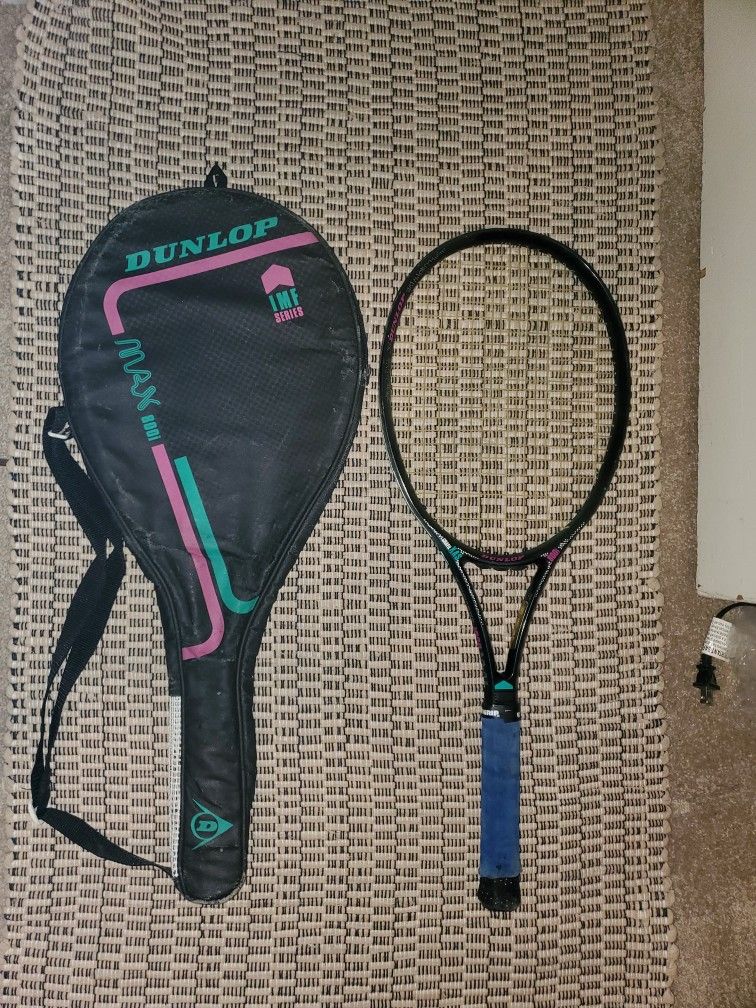 DUNLOP MAX 800i GRAFIL XAS INJECTION MOULDED FRAME 200G SERIES TENNIS RACQUET