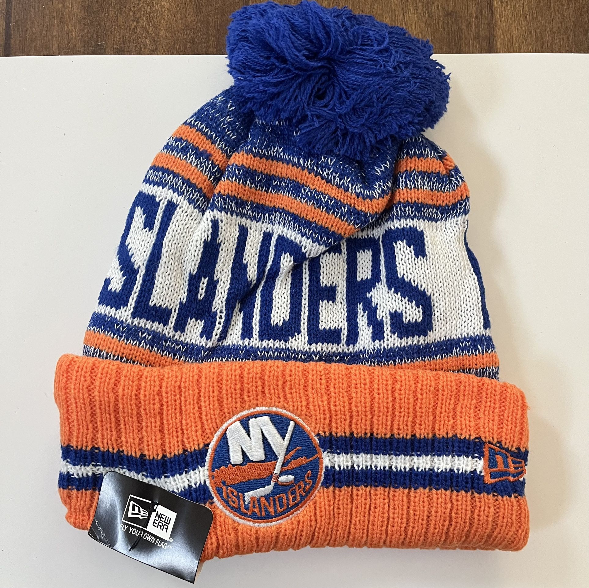New York Islanders Team Logo Beanie Hat Cap - NWT