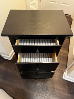 Short Black Dresser