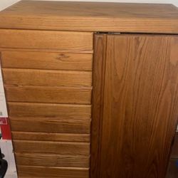 Wood cabinet