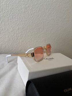 Celine Paris Pink & Gold Sunglasses