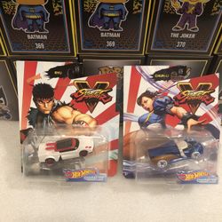 Hotwheels Street Fighter Set