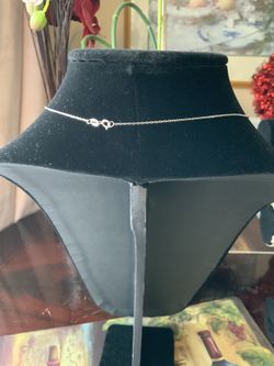 Silver 925 con pendiente de corazón ❤️💙