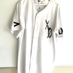 *Rare* The Weeknd XO “Official Issue” Baseball Jersey 2XO14 – Fall 2014 Drop – White – Size Large