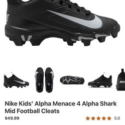 Kids Nike Alpha Cleats 1y 